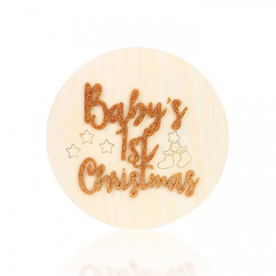 Baby's 1st Christmas Idea Gift for New Born Baby Parents and Grandparents