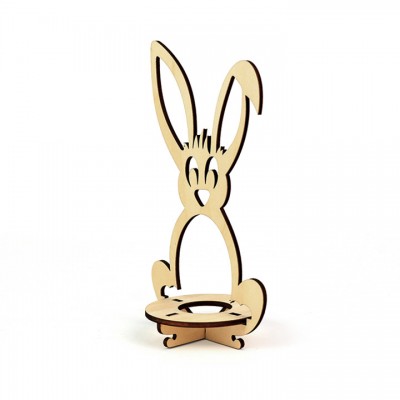 Easter Simply Wooden Homely Furnishing Articles Display Decorations Cutout Rabbit Bunny Business Promotion Gift