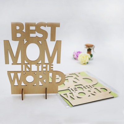 Custom wood crafts Mothers day gifts for Kids